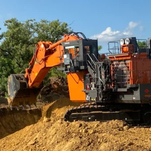 The first Hitachi EX2000-7 excavator in Ghana sets the standard in mining